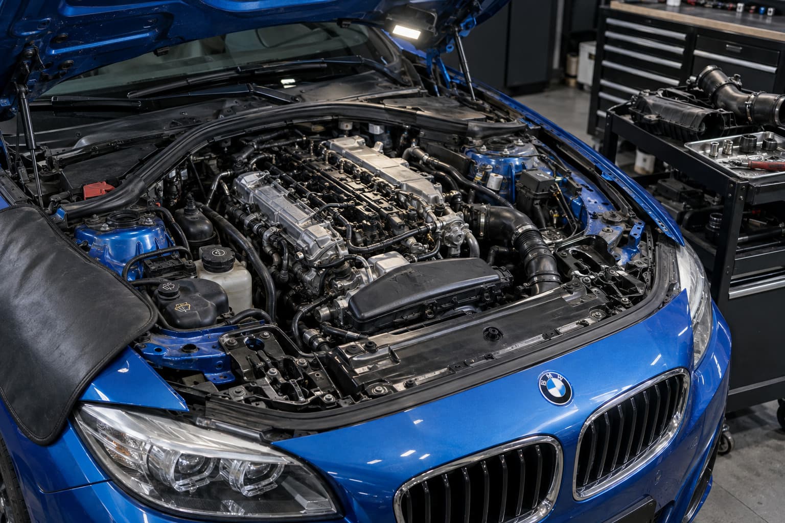 Oprava motora BMW v dielni Auto Brácho